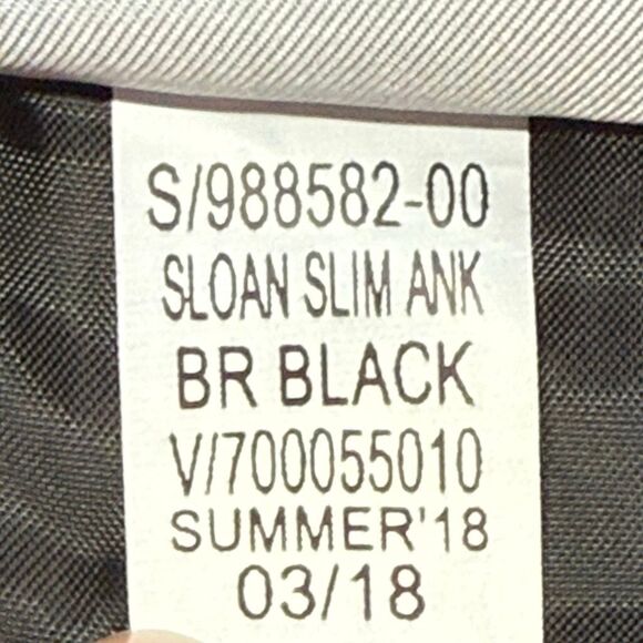 Banana Republic Sloan fit slim ankle black womens pant size 10 - Picture 5 of 7
